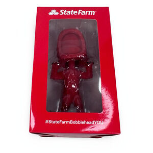 State Farm Bobblehead YOU Red Monster Picture Frame 5" Advertising Collectible